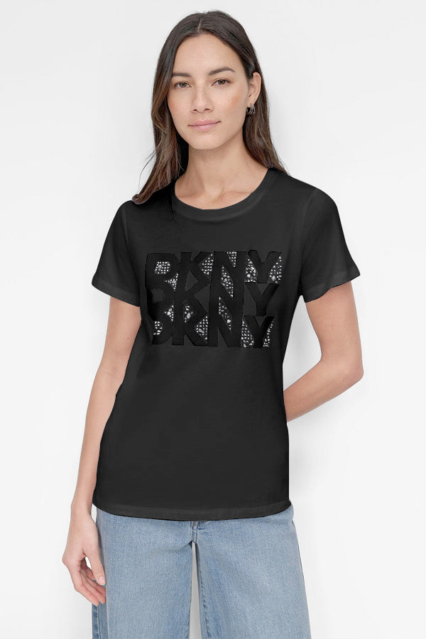 DKNY RHINESTONE TEE