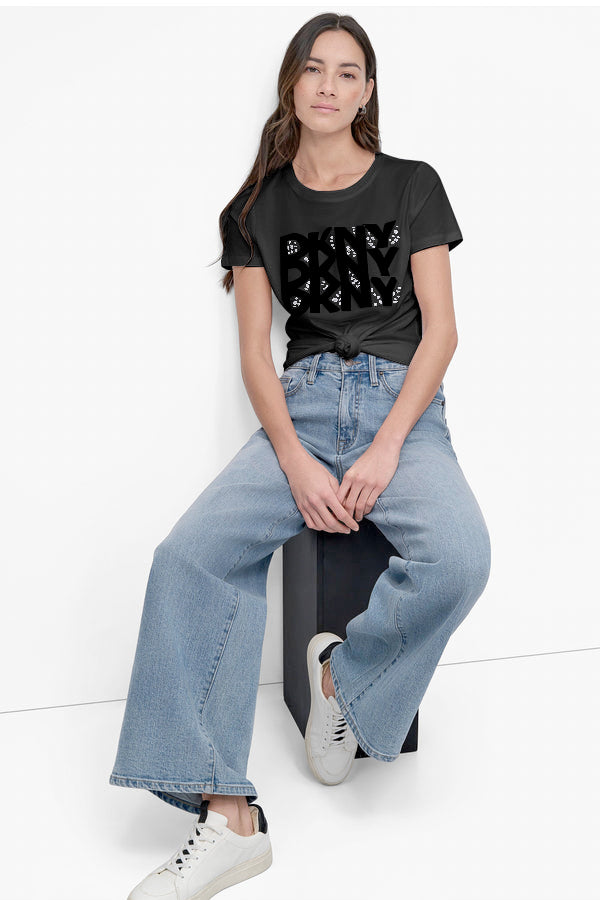 DKNY RHINESTONE TEE