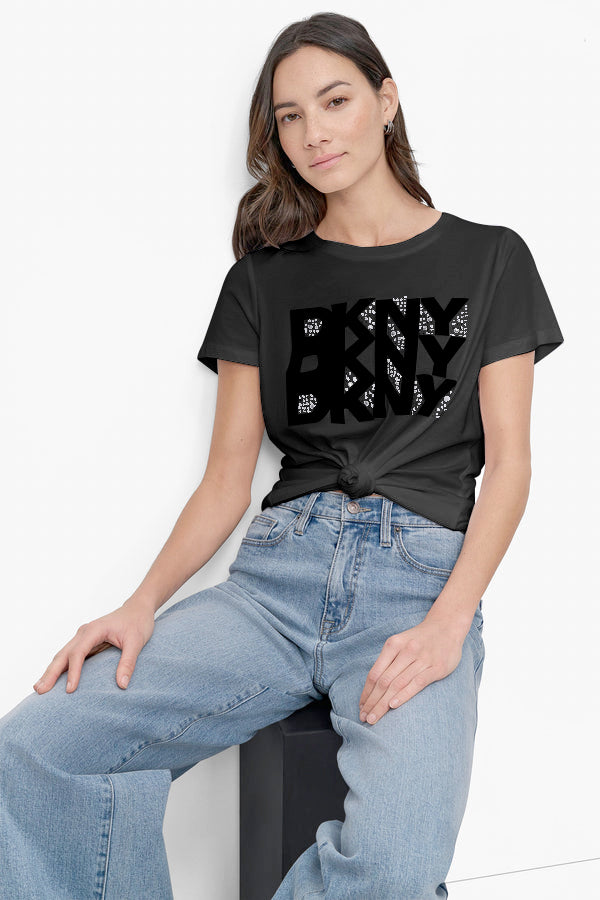 DKNY RHINESTONE TEE