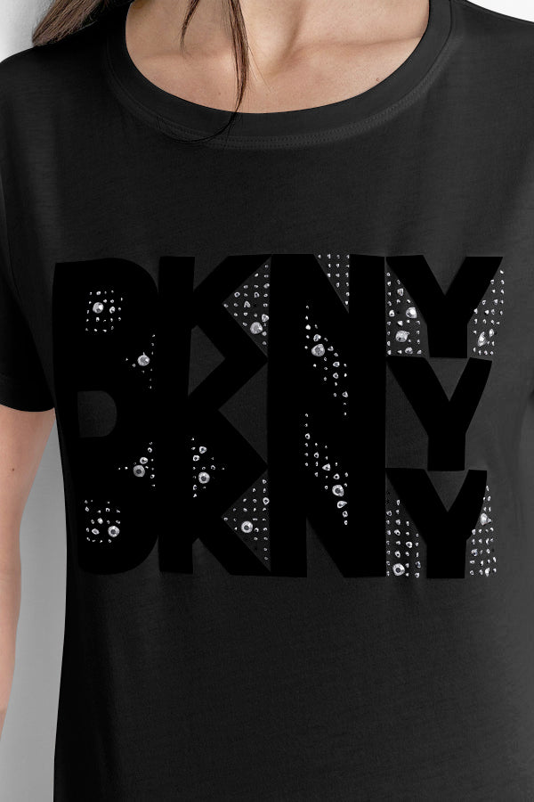 DKNY RHINESTONE TEE