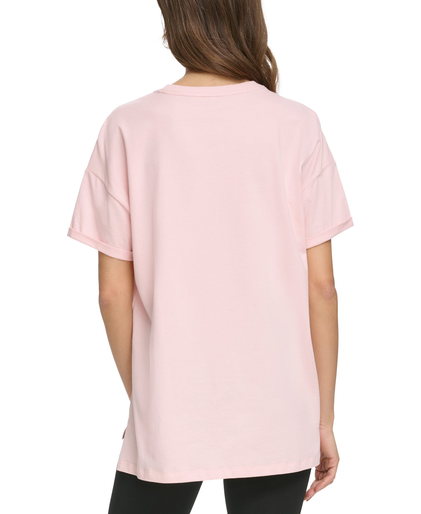 Crew Neck Te With Medallion Logo