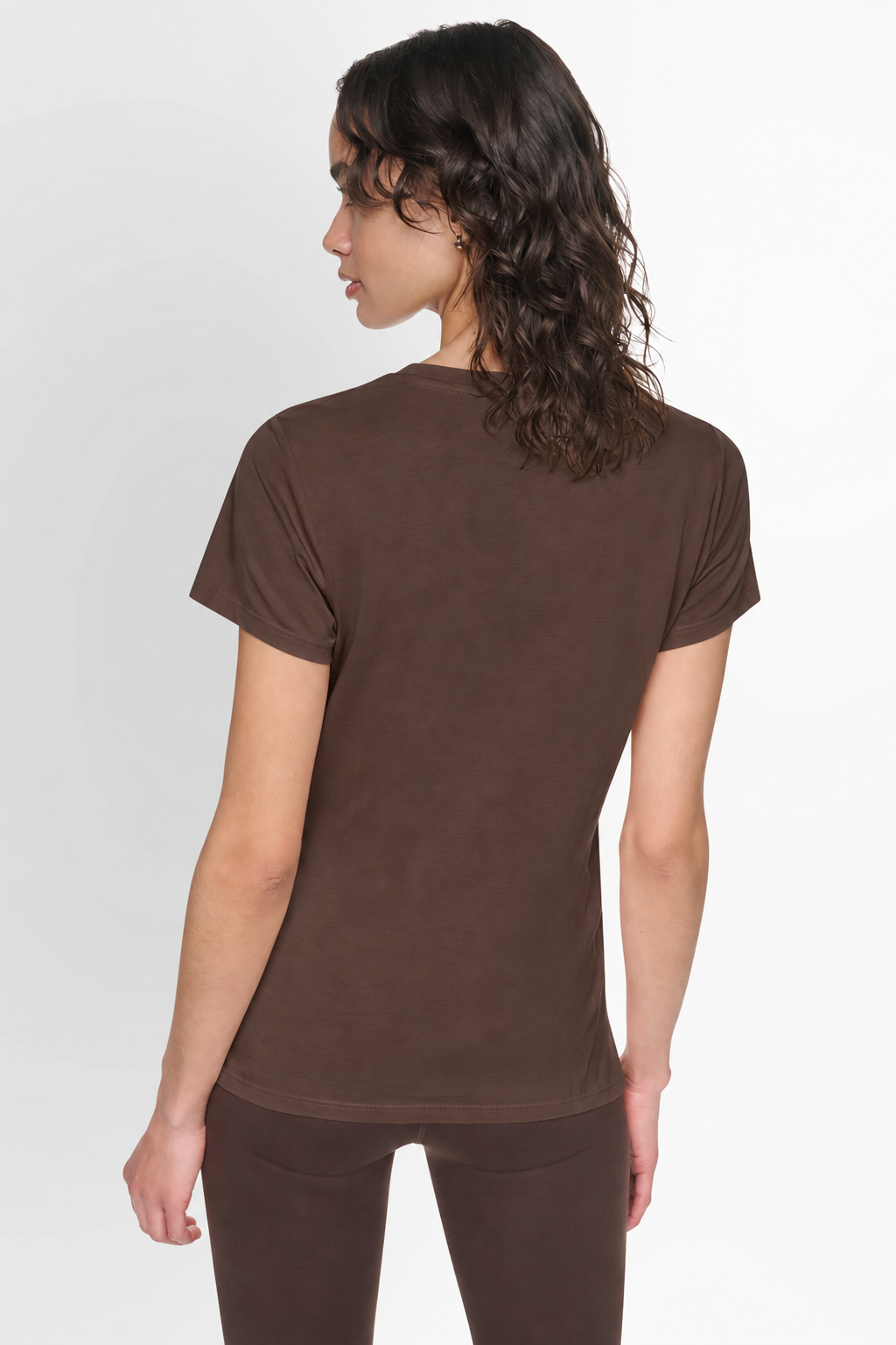 DKNY FLOCKED LOGO SHIRT
