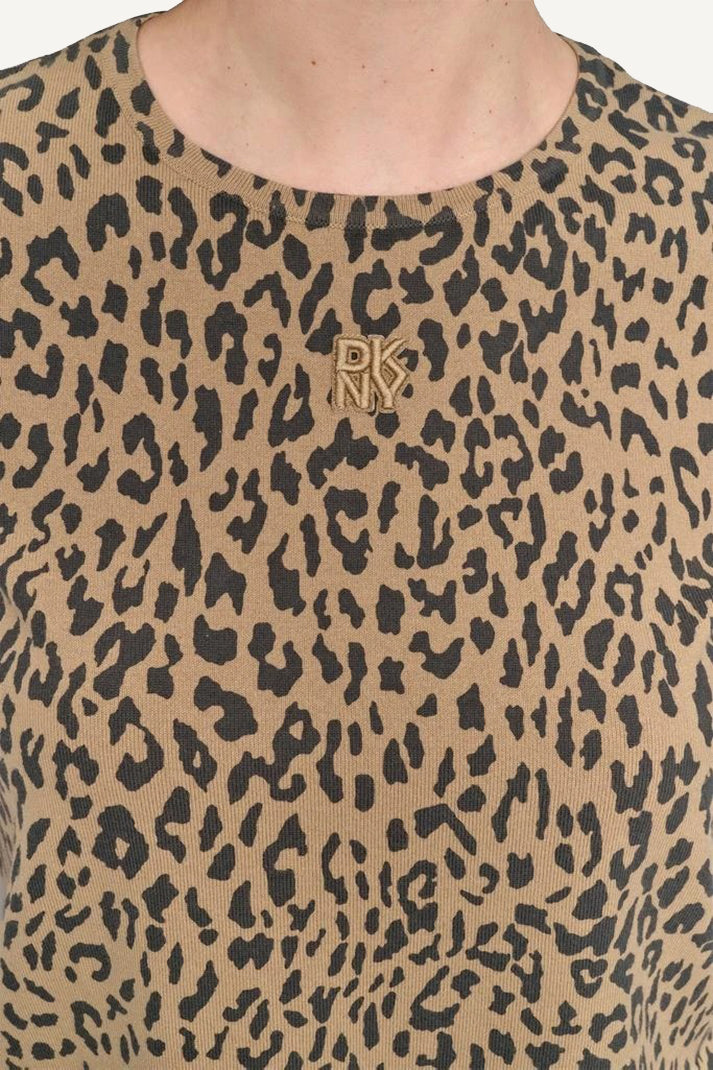CHEETAH PRINT SHORT TEE