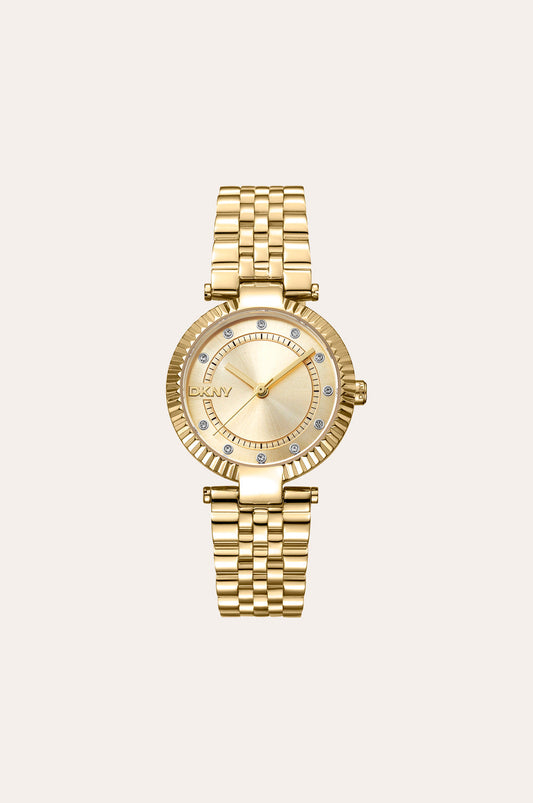 ساعة نسائية إسينشال جليتز ذهبية 30 مم