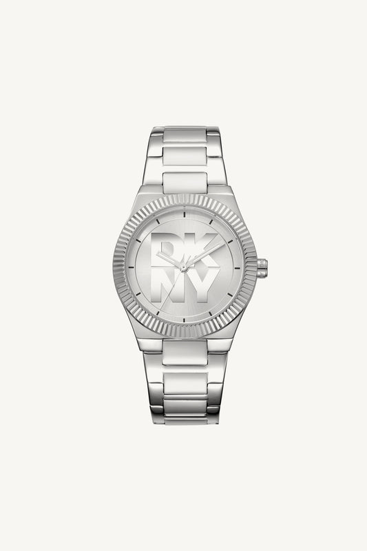 Women Logo Silver Watch