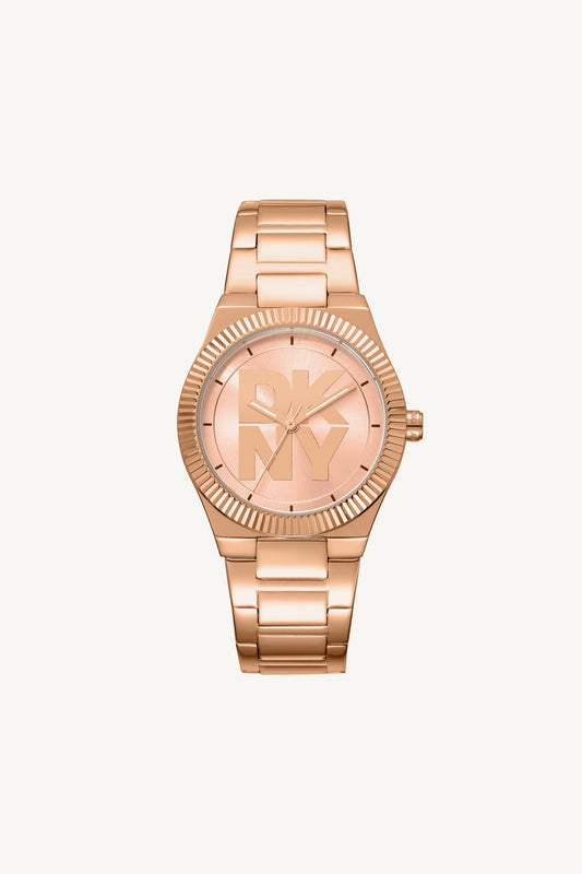 Women Logo Rose Gold Watch