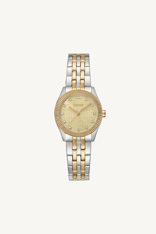 Women Logo Two Tone Watch
