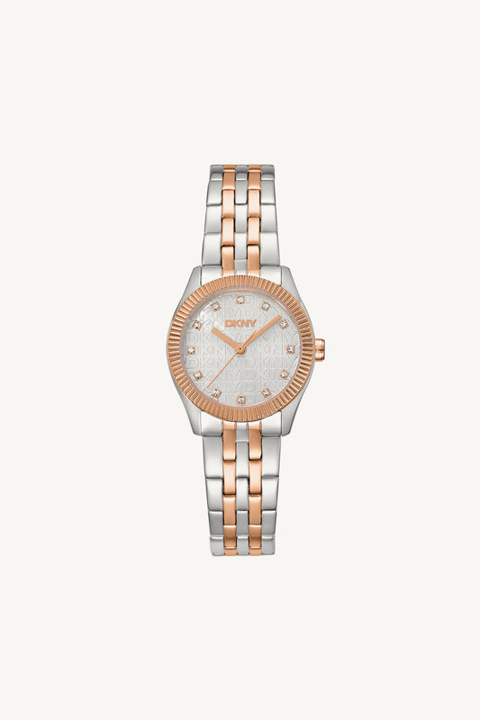 Women Logo Two Tone Watch
