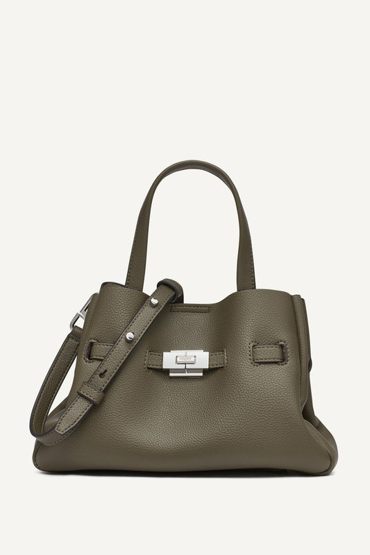 DKNY BRYAR LARGE SATCHEL BAG GREEN