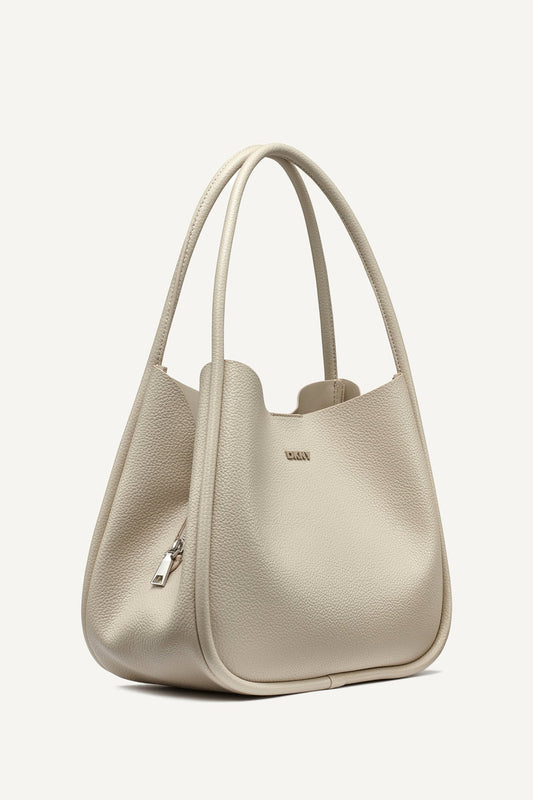 DKNY CAPRI LARGE HOBO BAG BROWN