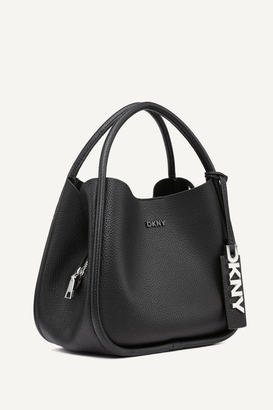 DKNY CAPRI MEDIUM HOBO BAG BLACK