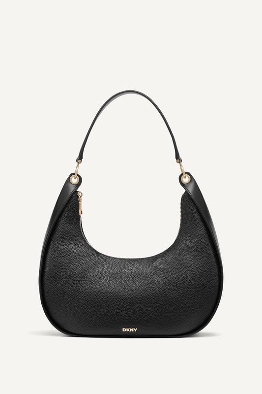 DKNY ABBY MEDIUM HOBO BAG BLACK