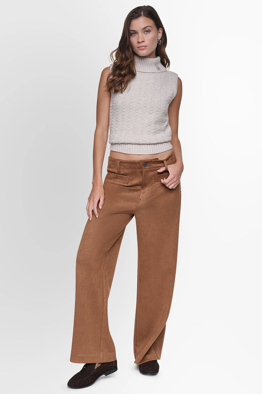 HIGH RISE CROPPED WIDE LEG