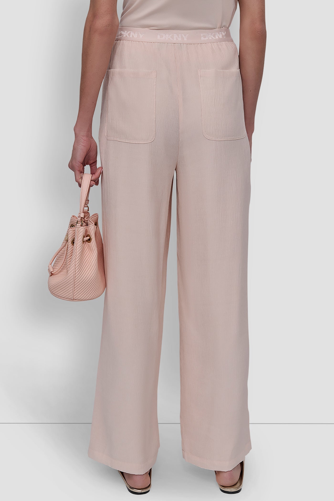 WIDE LEG PANT WITH LOGO