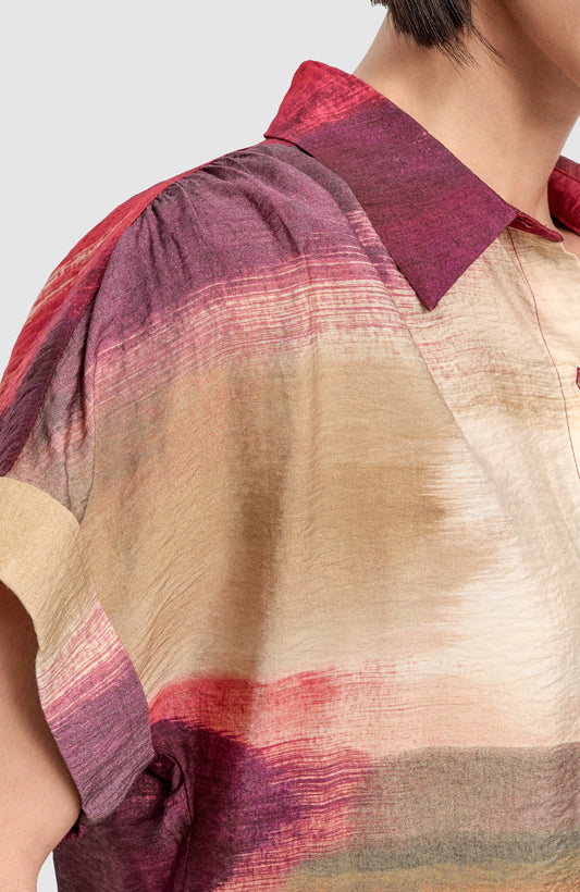 Short-Sleeved Printed Shirt