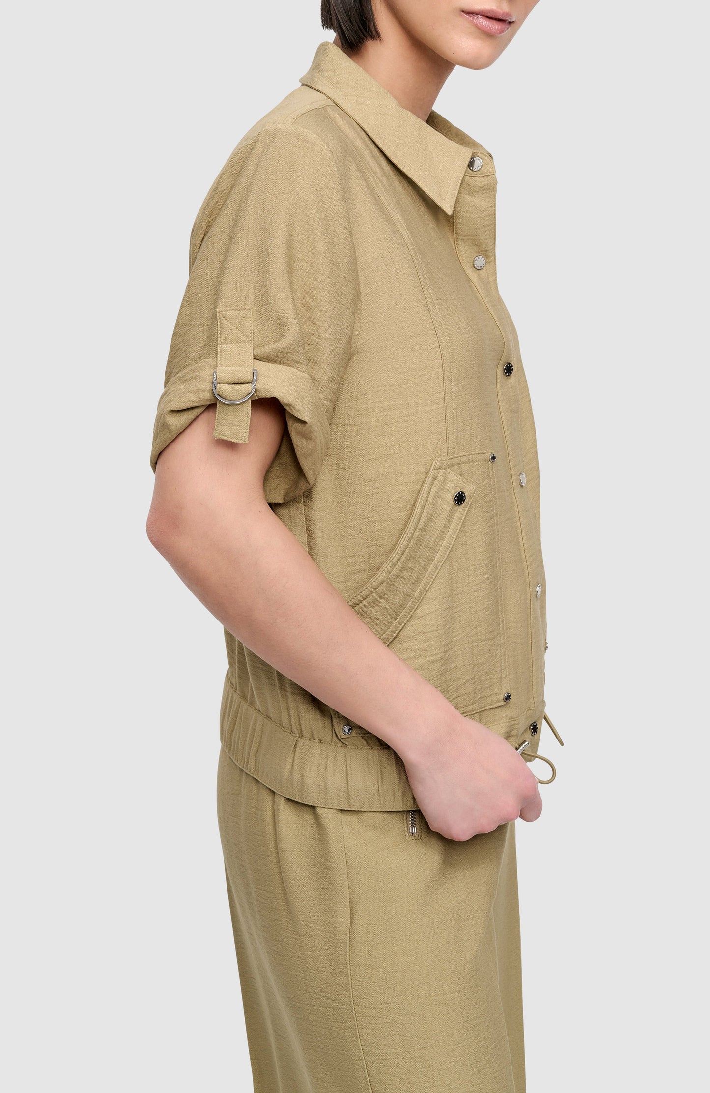 Short-Sleeved Overshirt