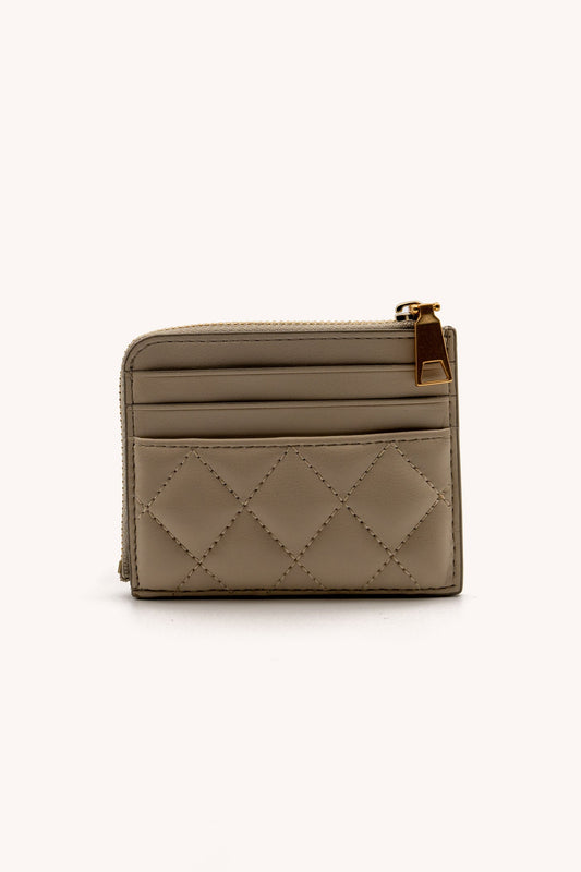 حافظة بطاقات ترينا بسحاب دائري