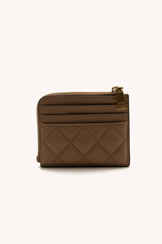 حافظة بطاقات ترينا بسحاب دائري