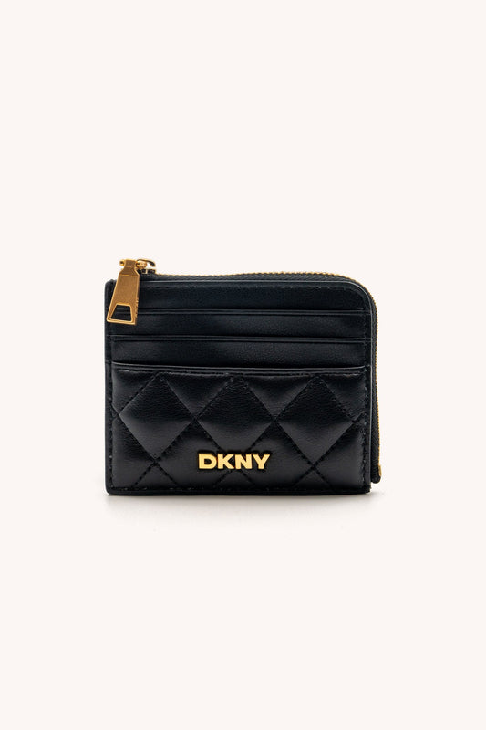 حافظة بطاقات ترينا بسحاب دائري