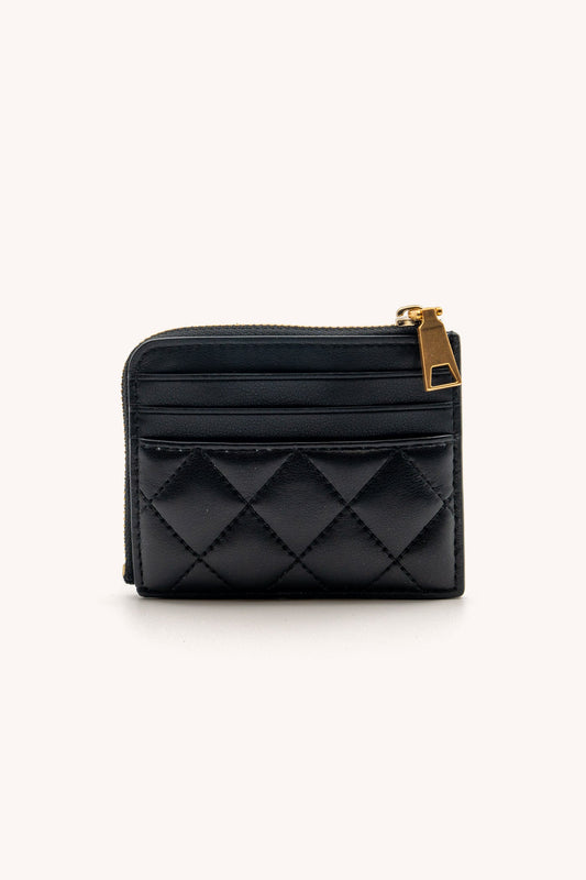 حافظة بطاقات ترينا بسحاب دائري