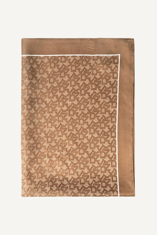 SQUARE BLOCK LOGO SCARF