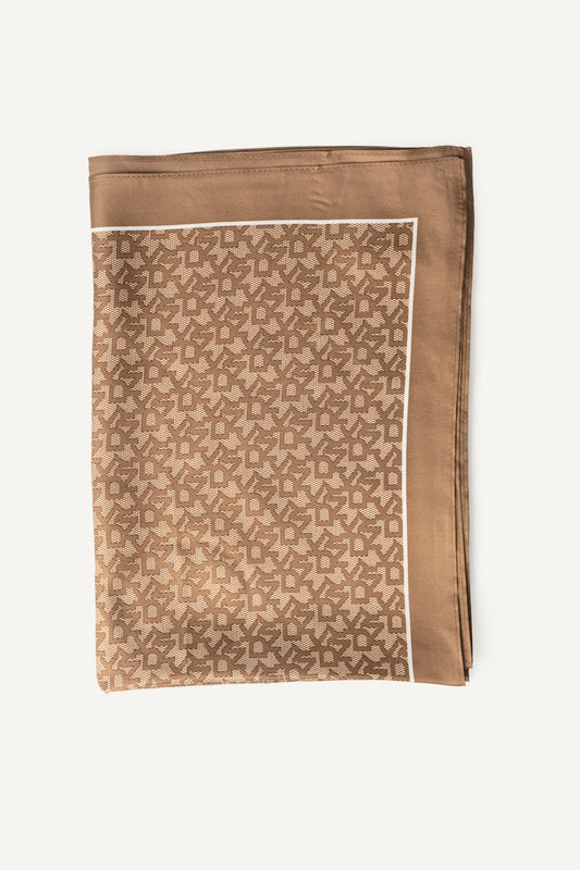 SQUARE BLOCK LOGO SCARF