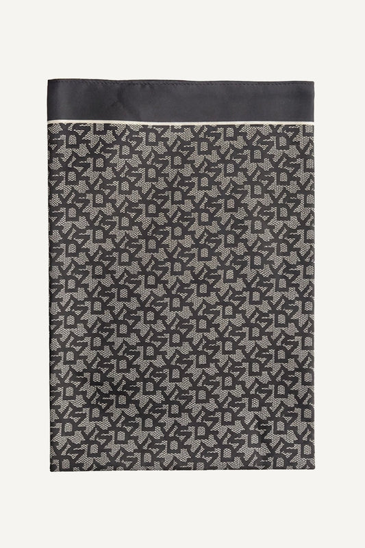 SQUARE BLOCK LOGO SCARF