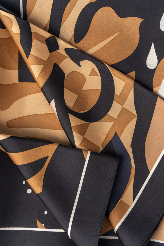 وشاح رمضاني مستطيل DKNY × دينا سعدي