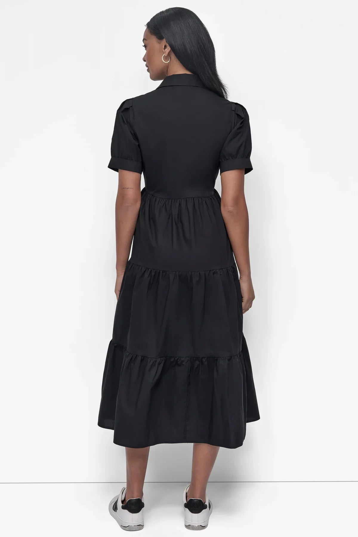 BUTTON FRONT POPLIN