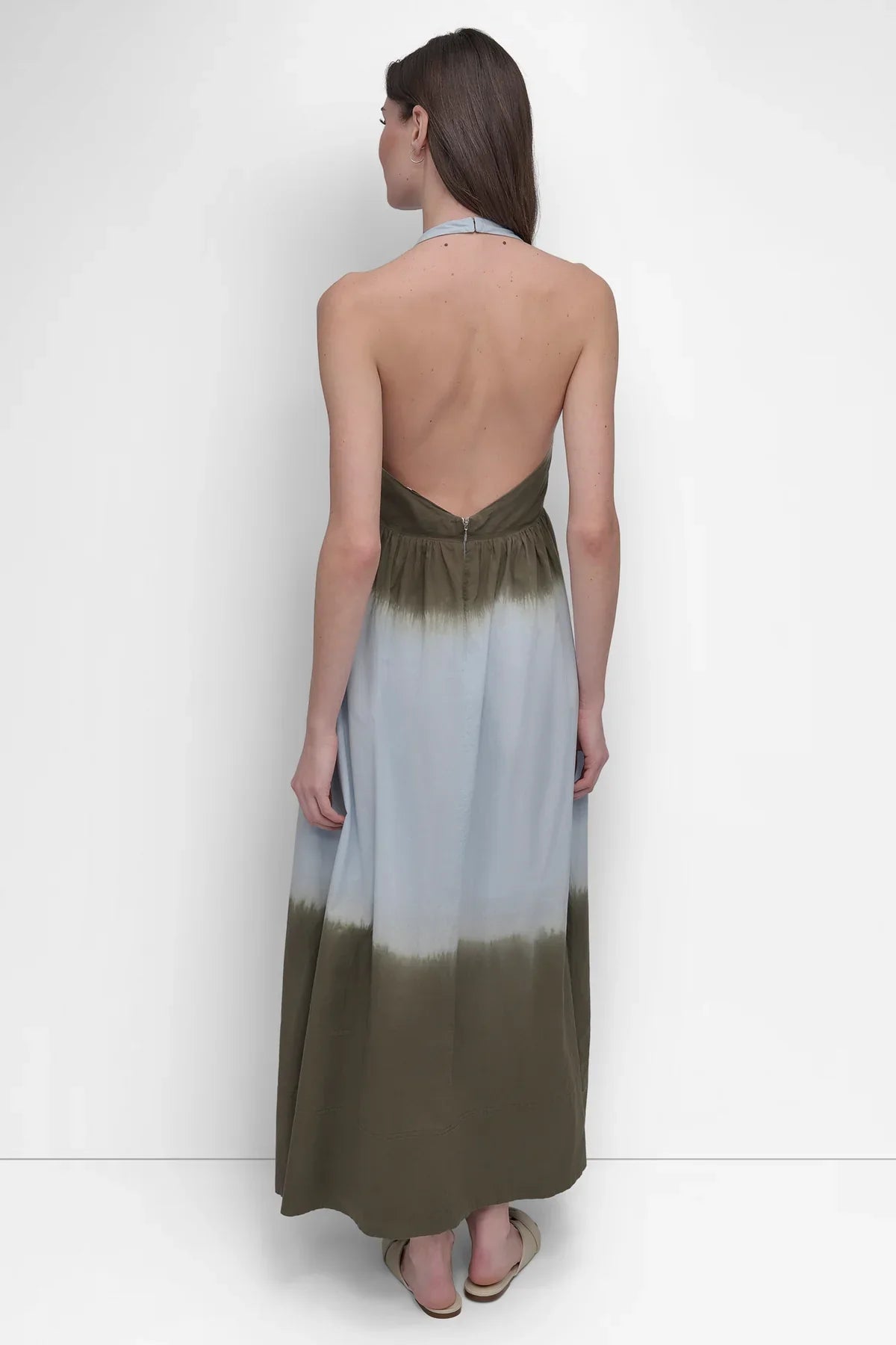 TIE DYE MAXI HALTER