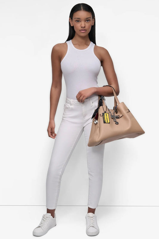 BRYAR LARGE SATCHEL WITH CHARMS