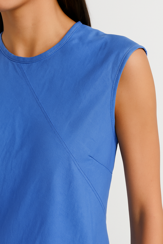 SLEEVELESS BIAS CUT DRESS