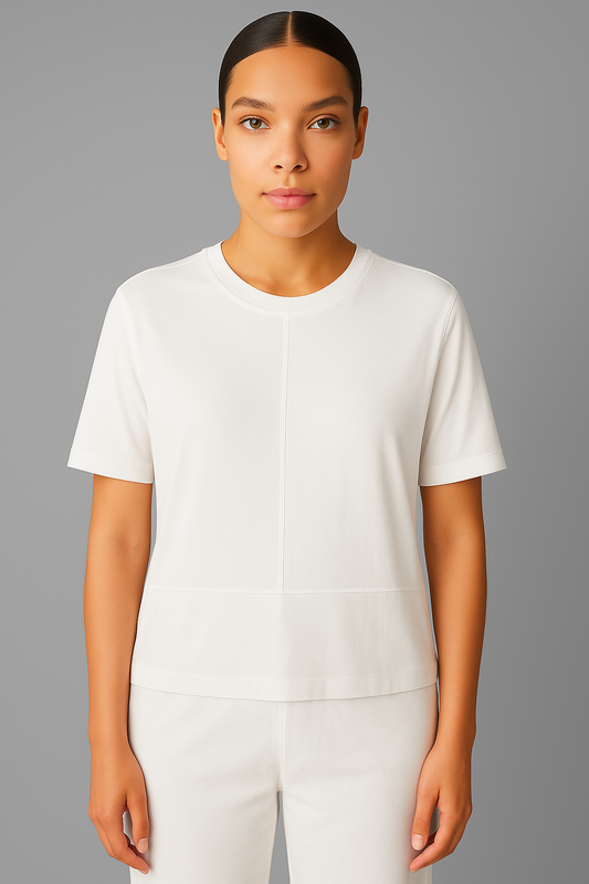 تي شيرت متعدد الوسائط مع سروال قصير