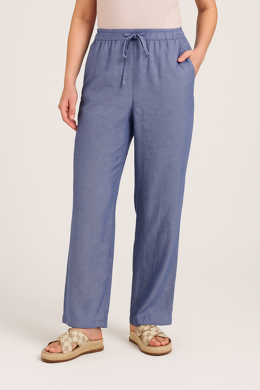 بنطال واسع الساق سهل الارتداء