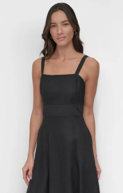 SHORT SLEEVE MIDI DRESS