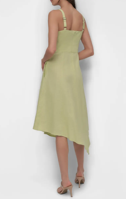 SHORT SLEEVE MIDI DRESS