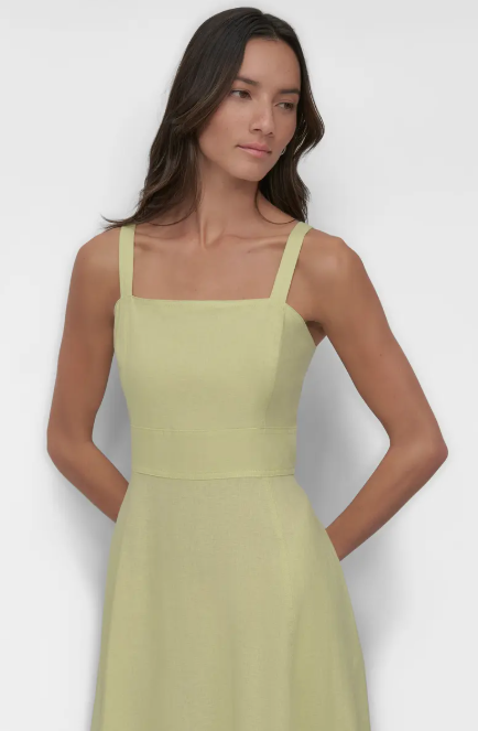 SHORT SLEEVE MIDI DRESS