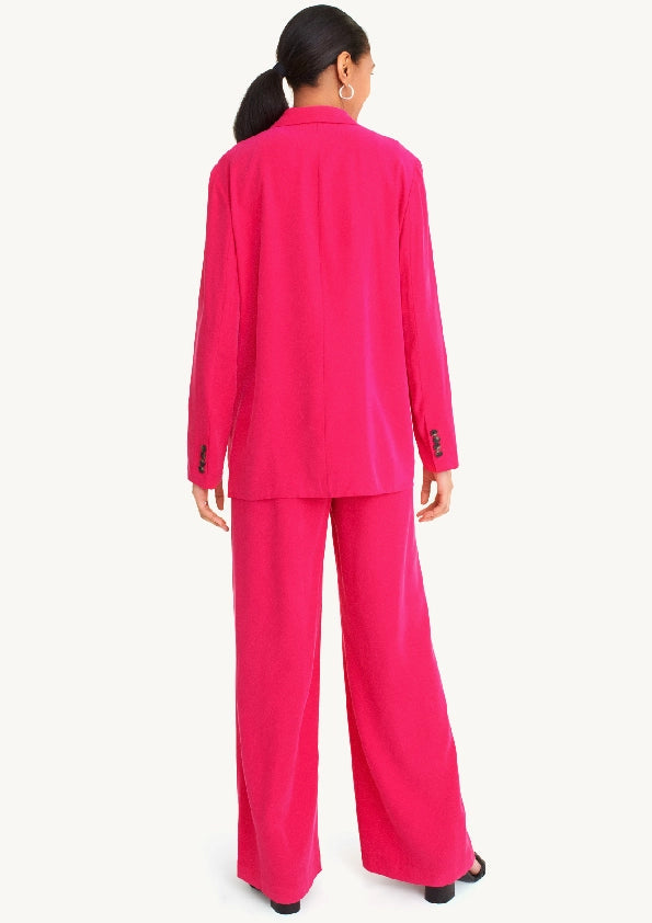 Long Sleeve One Button Blazer