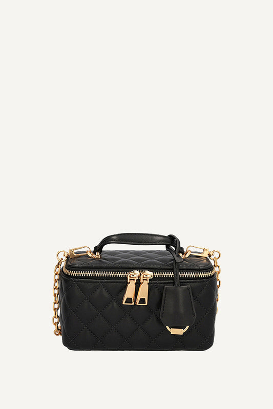 حقيبة كروس صغيرة مربعة بمقبض علوي من ترينا