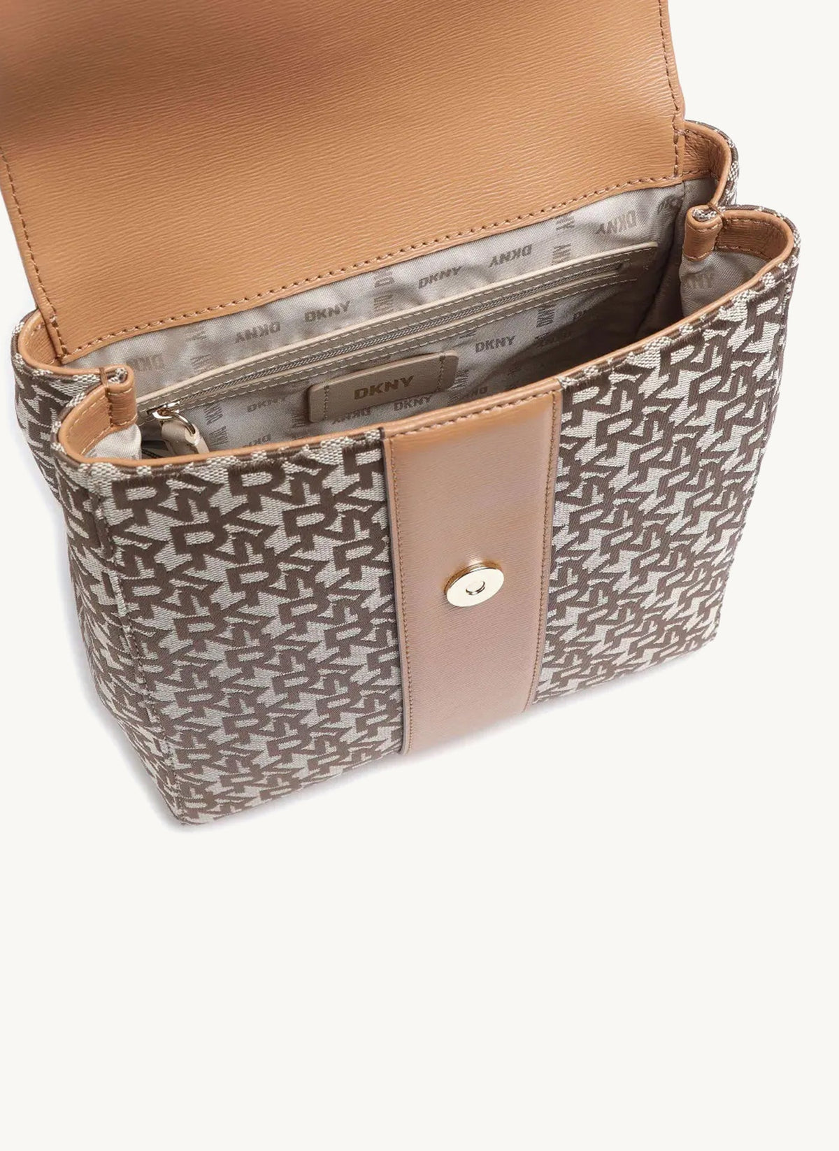 Bryant Medium Foldover Backpack - Cashew Color