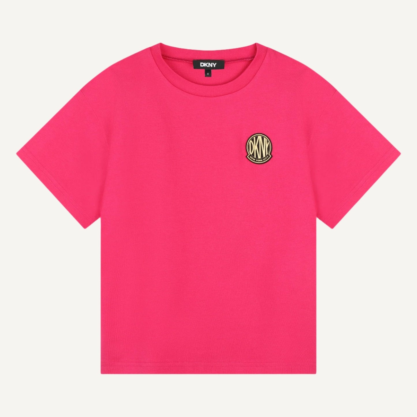 SMALL SLEEVE CREW NECK TEE WITH LOGO