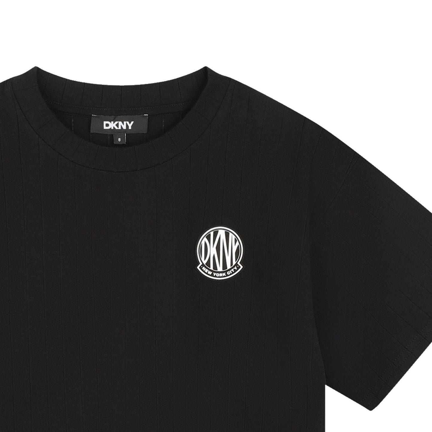 SMALL SLEEVE CREW NECK TEE WITH LOGO