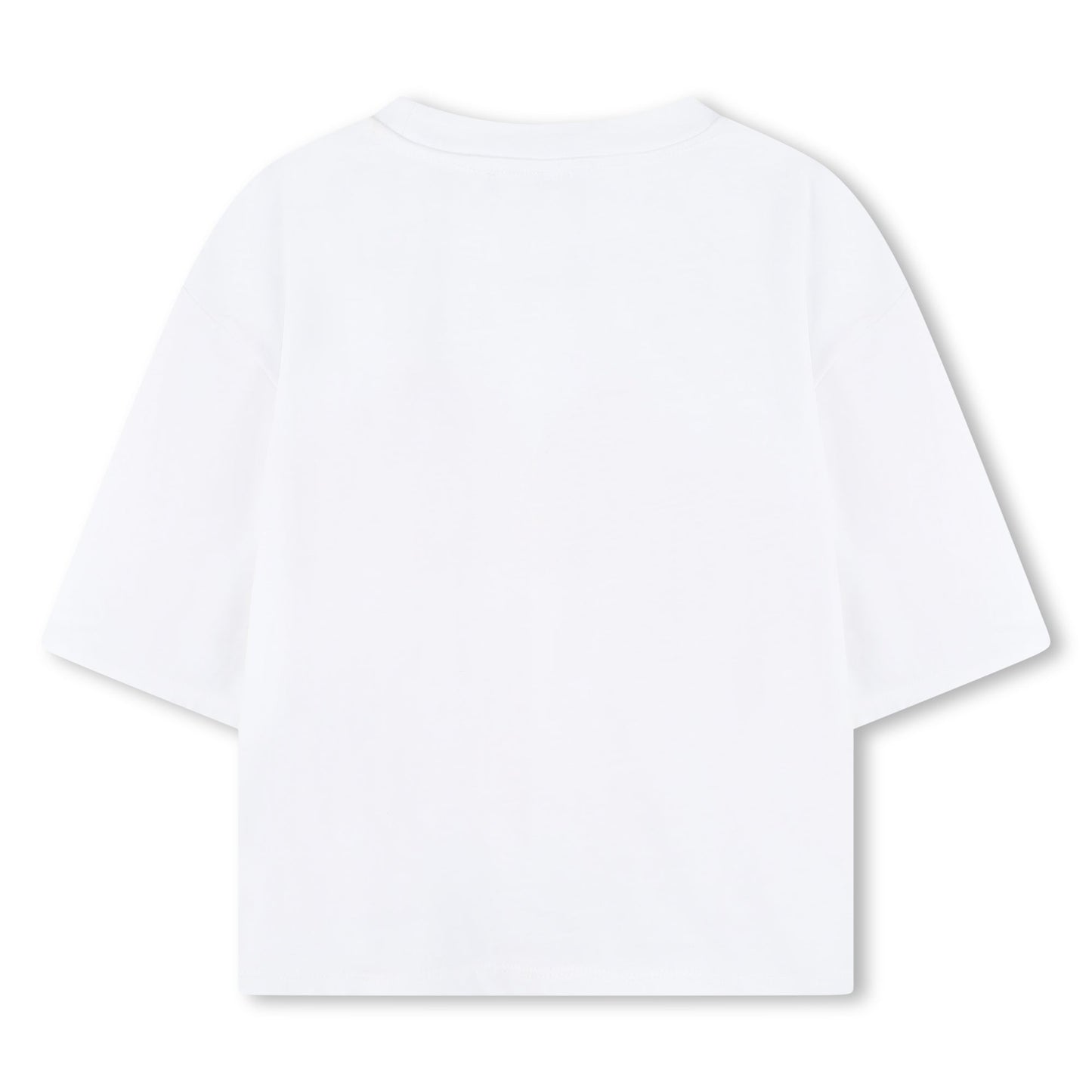 SMALL SLEEVE CREW NECK TEE WITH LOGO