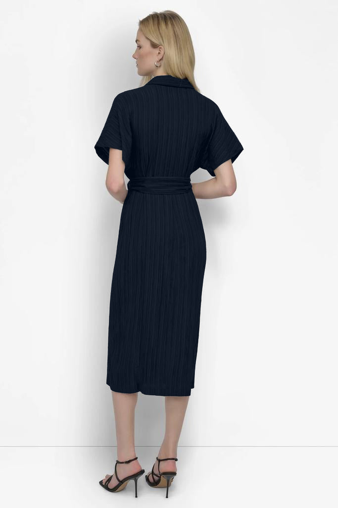TIERED BUTTONED DOWN DRESS