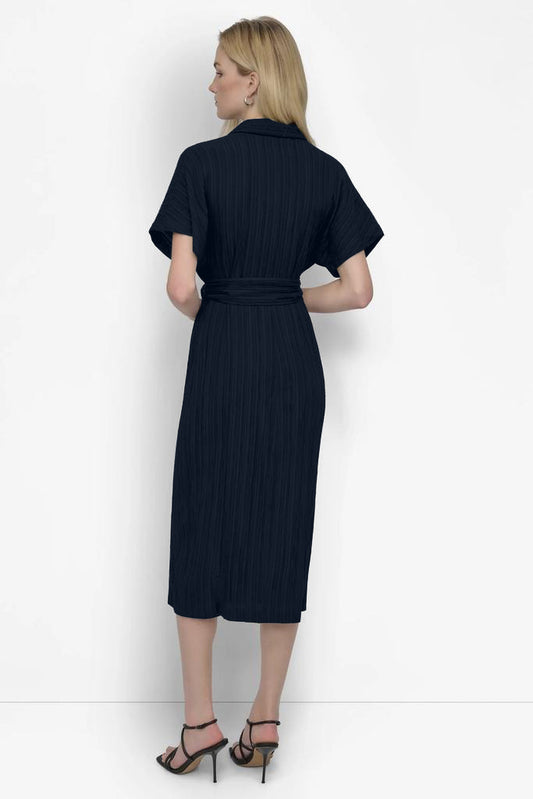 TIERED BUTTONED DOWN DRESS