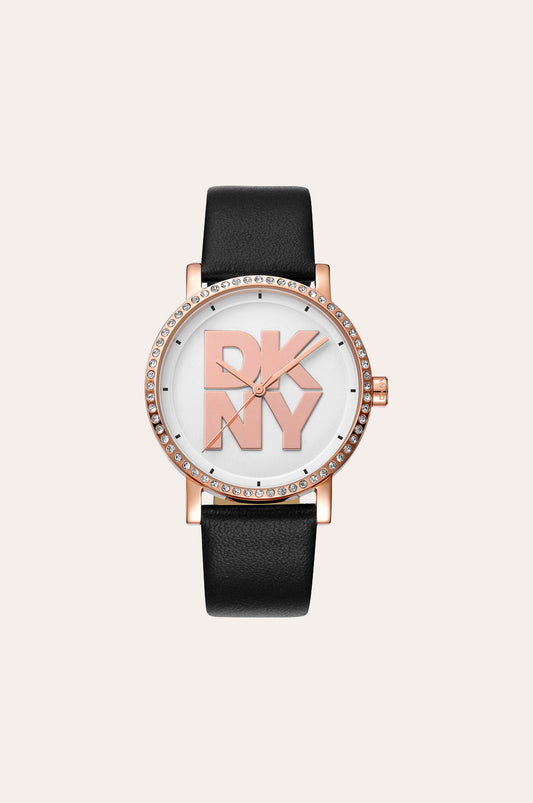 Women Soho Logo Black 36mm Watch