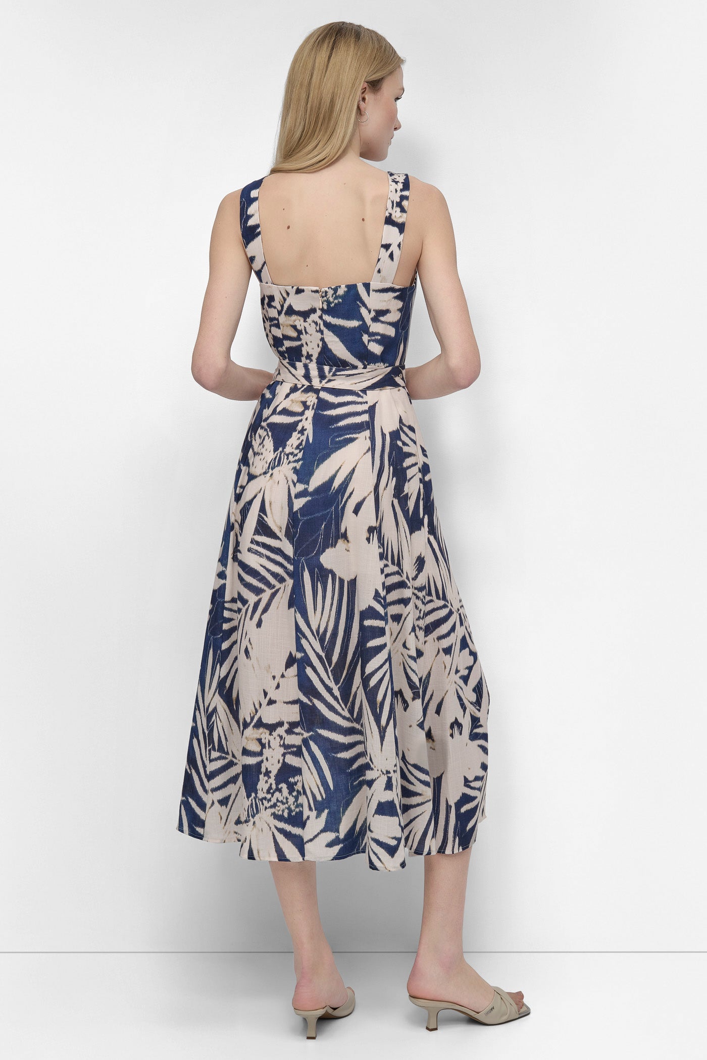 SLEEVELESS MIDI DRESS