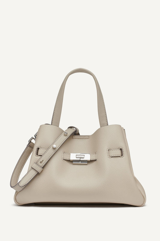 DKNY BRYAR LARGE SATCHEL BAG BROWN
