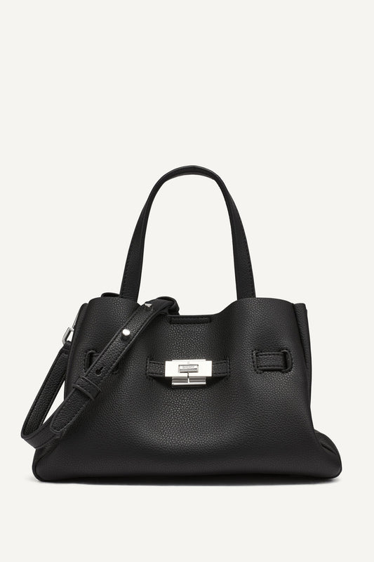 DKNY BRYAR SMALL SATCHEL BAG BLACK