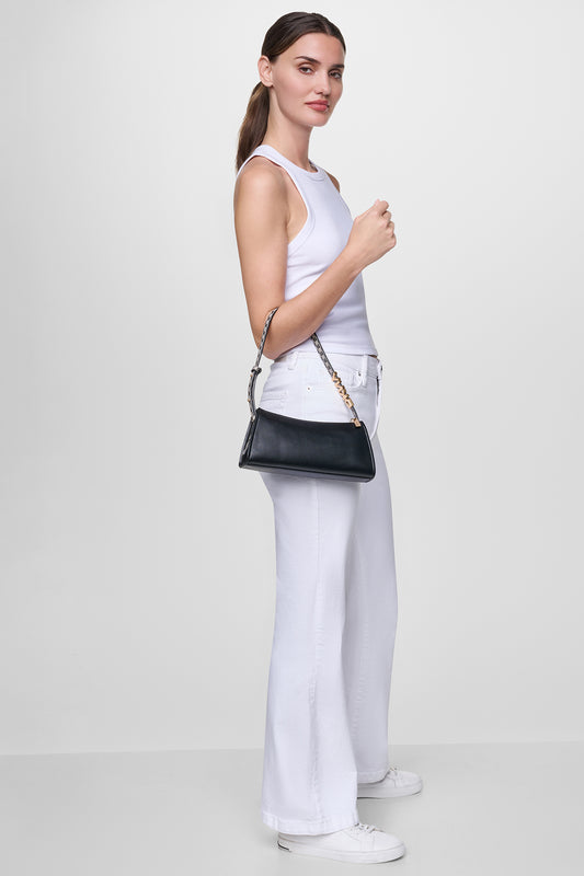 AVRIL TOP ZIP SHOULDER BAG